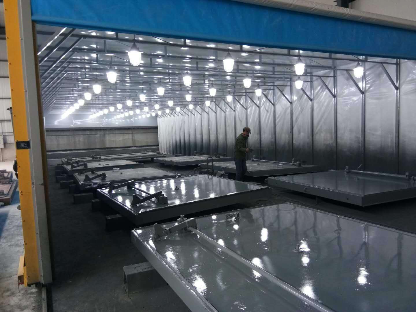 天津工业喷漆房-喷漆房无尘车间地板